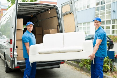 Van moving items from a Dulwich home with transparent pricing context