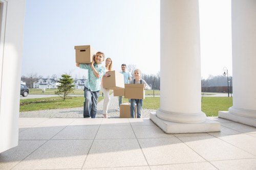 Local commercial move route planning for buildings in Dulwich