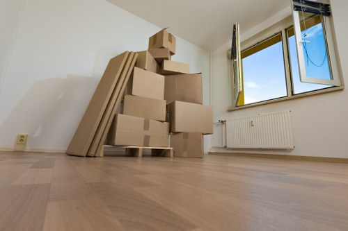 Local Dulwich van service handling boxes and household items
