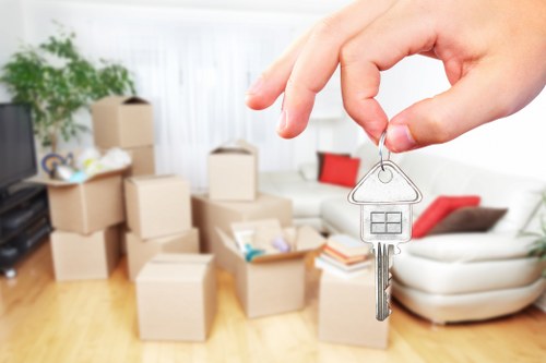 Professional van service in Dulwich preparing for item transport