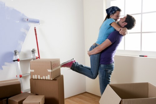 Man and van service assisting with household items and boxes