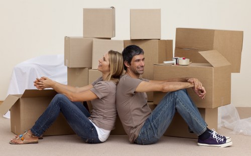 Customer raising a service complaint in a moving company process