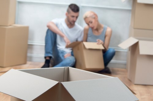 Packing and loading help for a Dulwich removal job