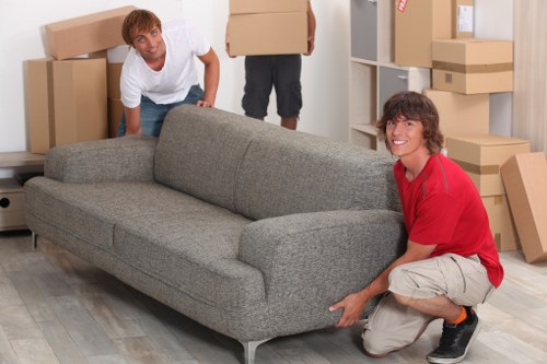 Man And A Van Dulwich team focused on safe moving practices