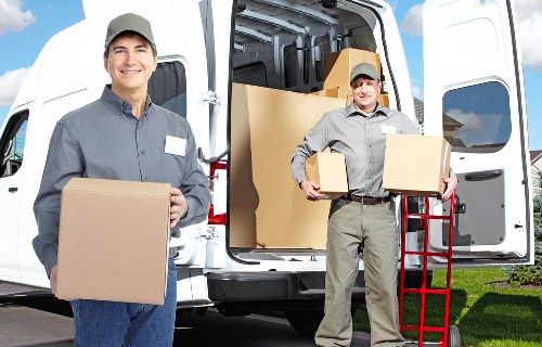 Careful furniture loading with a Dulwich man and van service