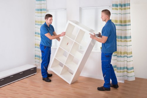 Careful transport of household items using a moving truck in Dulwich
